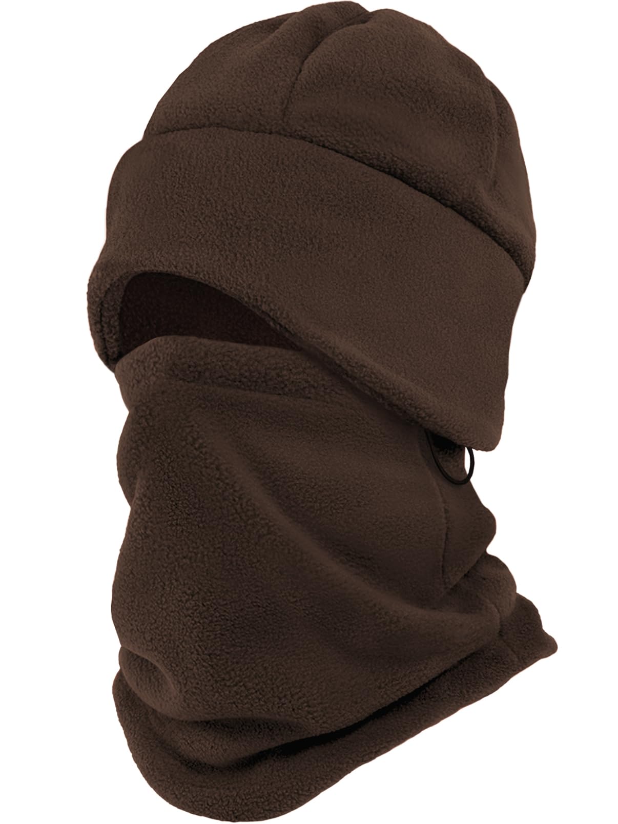 Winter Beanie Hat Scarf Set with Ear Flaps for Men Women Knit Fleece Lined Skull Cap Windproof Neck Warmer Gaiter